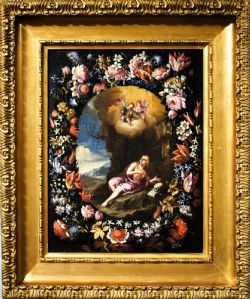 Maria Maddalena in una Ghirlanda di fiori